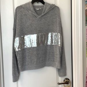 Gap extra soft hoodie with large sequence strip!